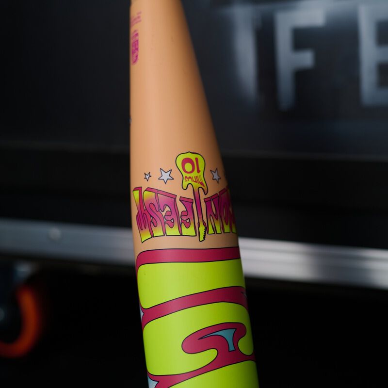 Rawlings Icon Fest Peach USSSA Baseball Bat, -10, 31 in