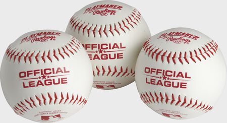 Official League Playmaker Baseballs, 3 or 6 Pack