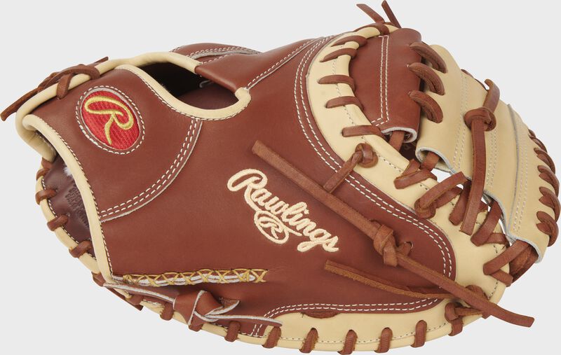 Thumb of a bruciato 2022 Pro Preferred 33-Inch catcher's mitt with hand sewn welting - SKU: PROSCM33BRC