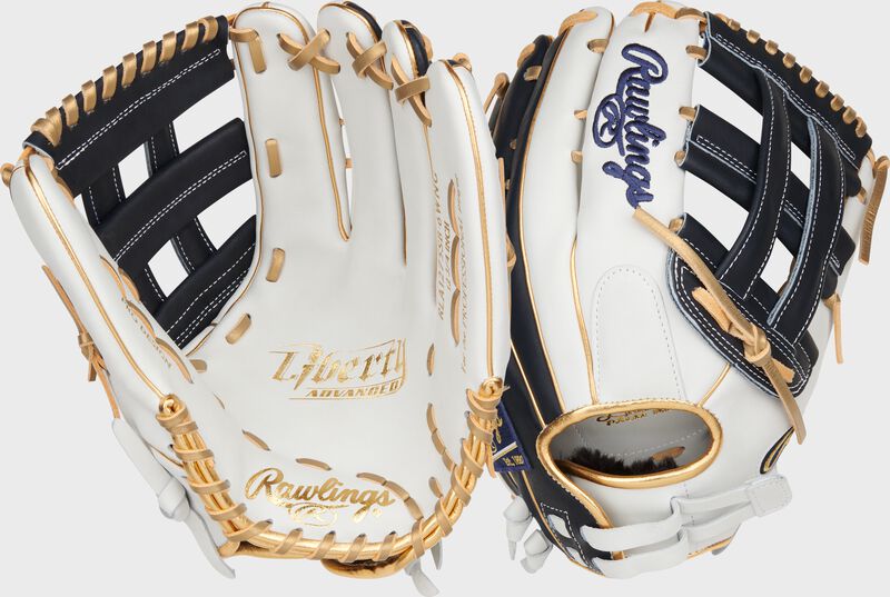 Liberty Advanced Color Series 12.75 in Outfield Glove, White/Navy, Left loading=