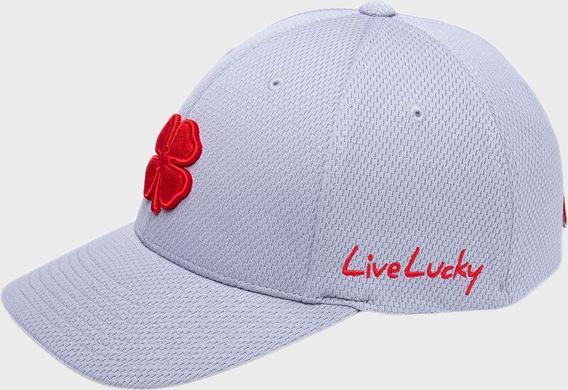 Left-side view of Rawlings Black Clover 'The Shift' Fitted Hat - SKU: BCR1TS0071 loading=