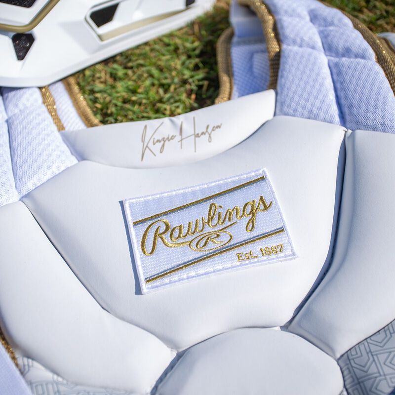 Rawlings Kinzie Hansen Catcher's Set, White, L