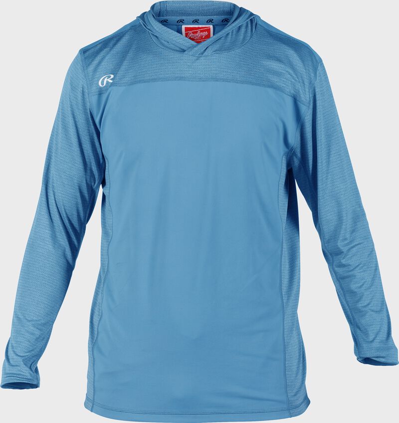 Rawlings ColorSync Lightweight Hoodie, Columbia Blue, Adult S