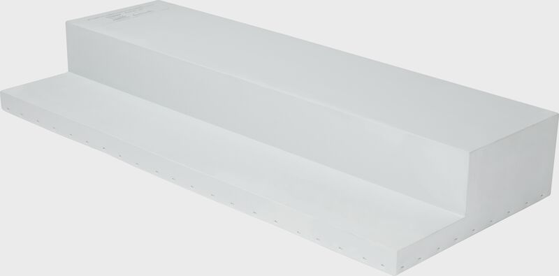 A 24" official size white step down pitching rubber - SKU: RSDPR loading=