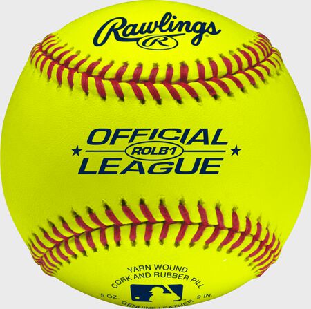 Official League Yellow Baseballs - Competition Grade