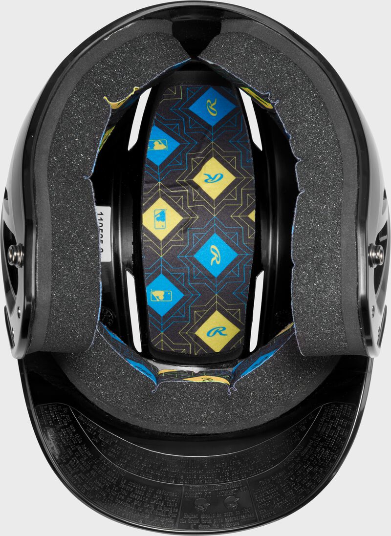 Rawlings CoolFlo Max Youth Batting Helmet, Black, M/L