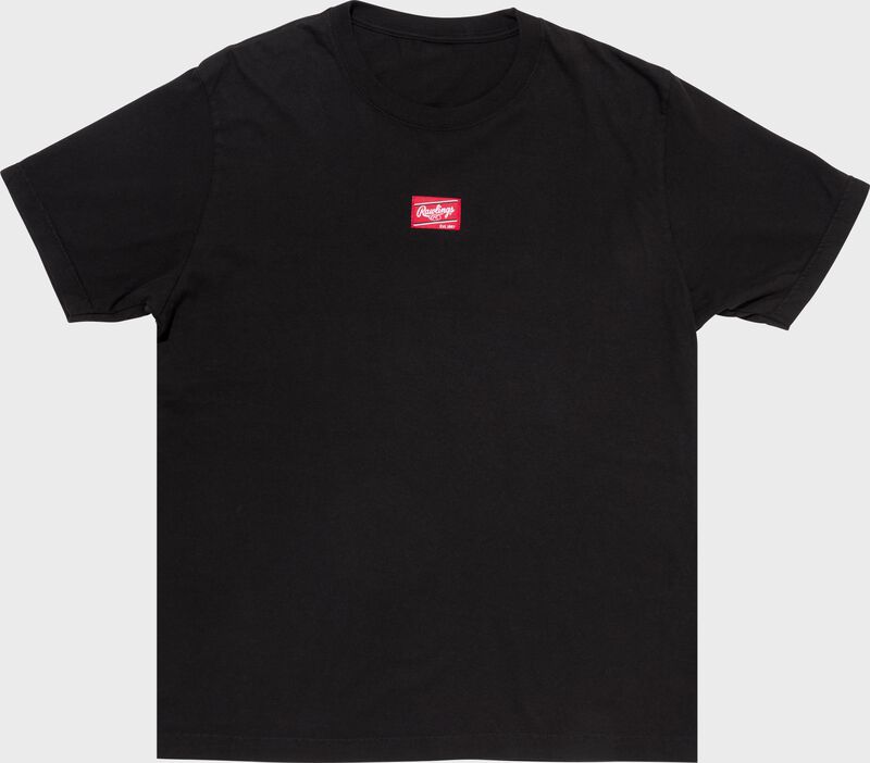 Rawlings Back To School Patch Tee, Black, Adult S