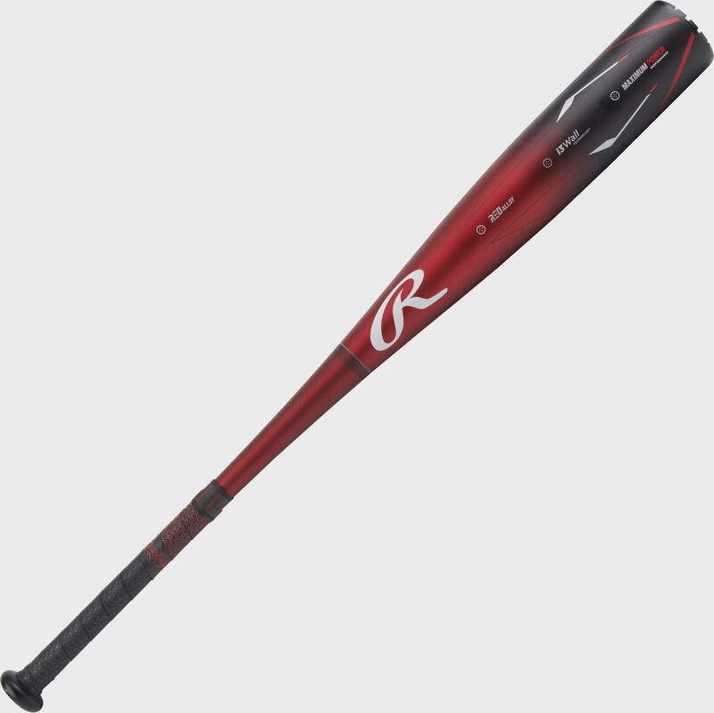 Angled view of a Rawlings -10 5150 USSSA bat - SKU: RUT3510 loading=