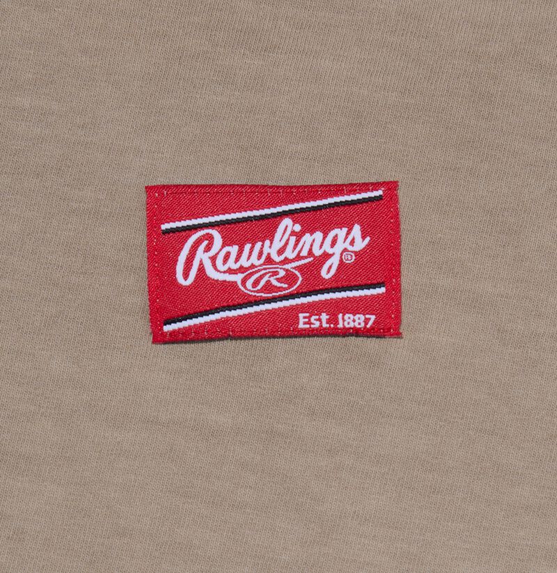 Rawlings Back To School Patch Tee, Sand, Adult S