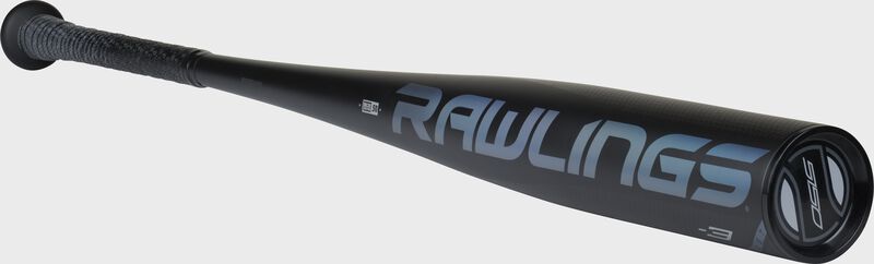 3/4 angle view of a 2021 5150 BBCOR -3 bat - SKU: BB153 loading=