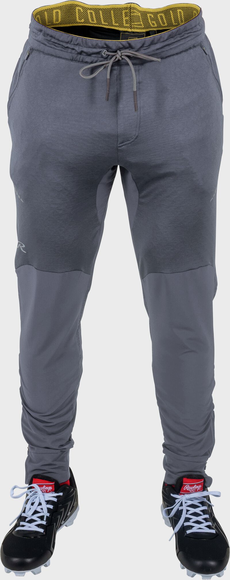 Rawlings Gold Collection Training Jogger Pant, Adult 2XL, Blue Gray loading=