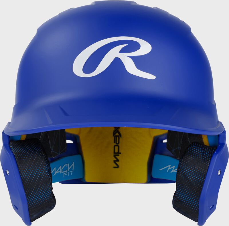 Rawlings Mach Fit Baseball Batting Helmet, Royal