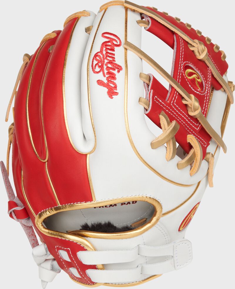 Liberty Advanced Color Series 11.75 in Infield Glove, White/Scarlet, Right loading=