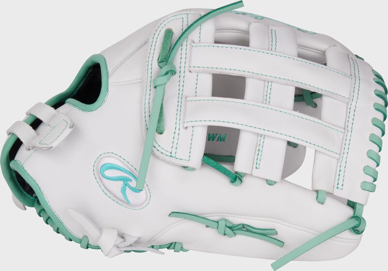 Thumb of a white Liberty Advanced 13" outfield glove with a white H-web