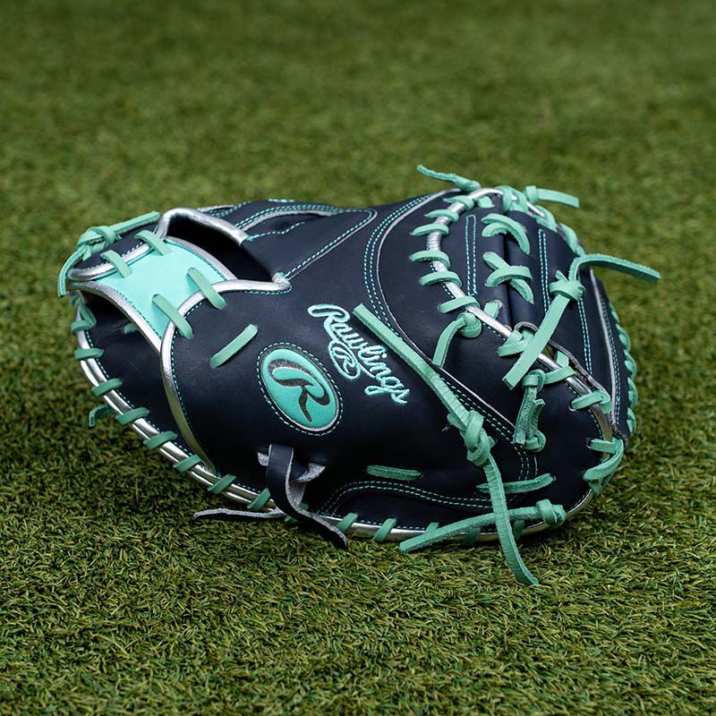 Rawlings Cal Raleigh Heart of the Hide 34-Inch Catcher's Mitt, Right Hand Throw