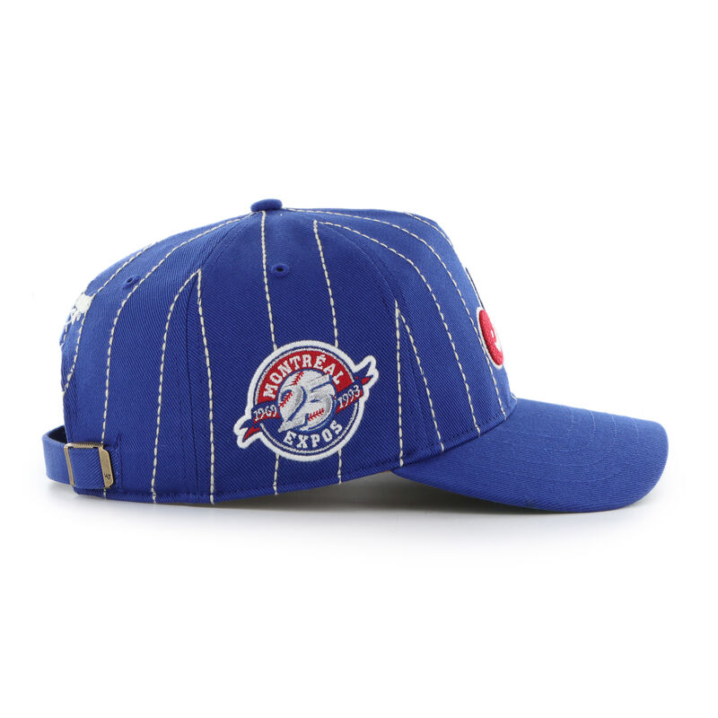 Montreal Expos Cooperstown Rawlings '47 Brand Pinstripe Hitch Hat