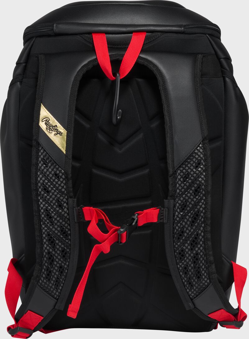 Rawlings Leather Gold Collection Backpack, Black