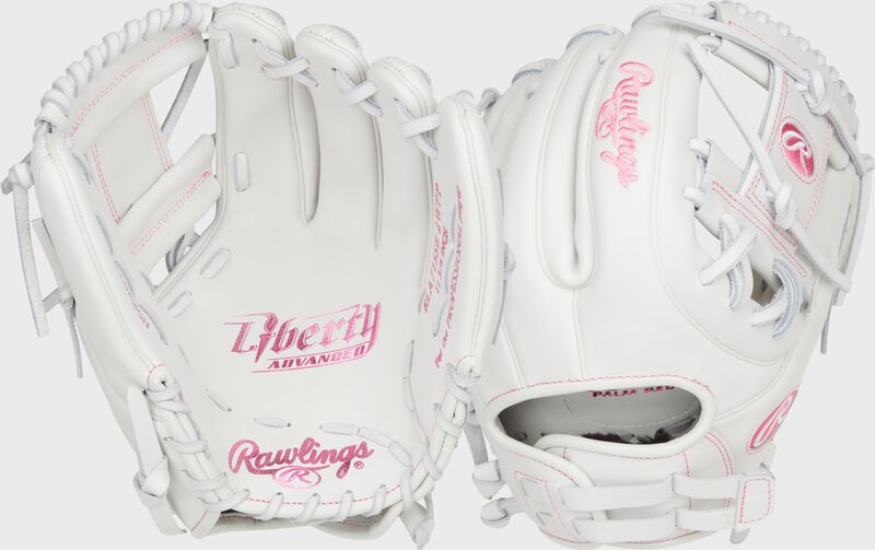Liberty Advanced Color Series 11.75 in Infield Glove, White/Pink, Right loading=