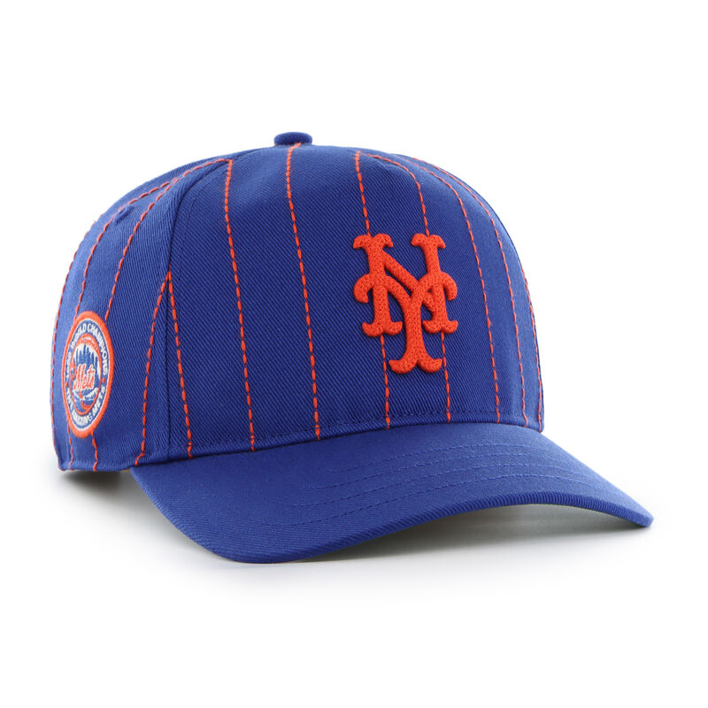 New York Mets Rawlings '47 Brand Pinstripe Hitch Hat
