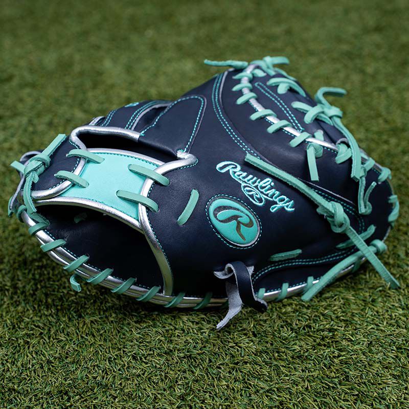 Rawlings Cal Raleigh Heart of the Hide 34-Inch Catcher's Mitt, Right Hand Throw
