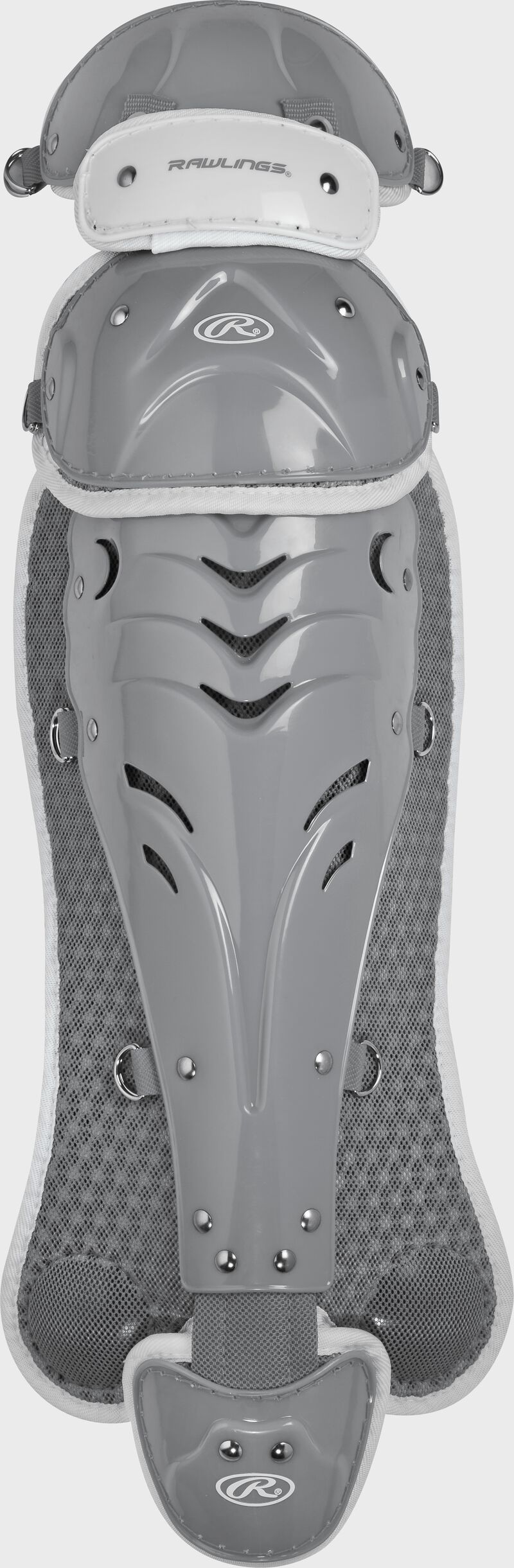 Front view of Velo Adult Softball Leg Guards - SKU: SBLGV loading=