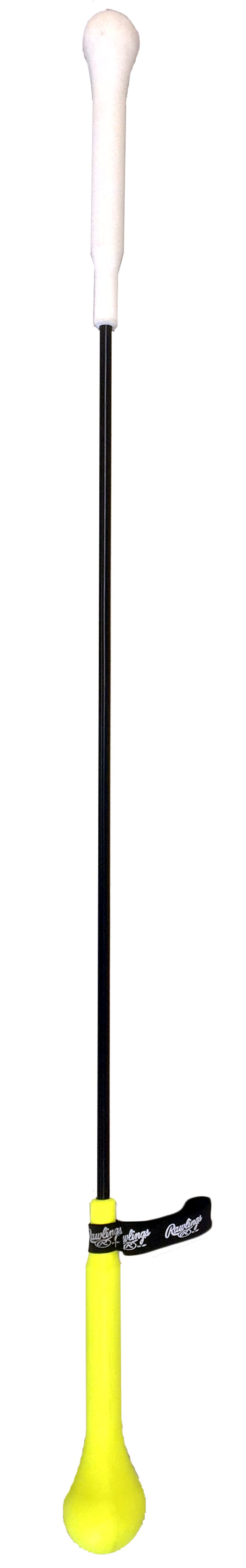 A white/black/yellow HITSTIK swing training bat loading=