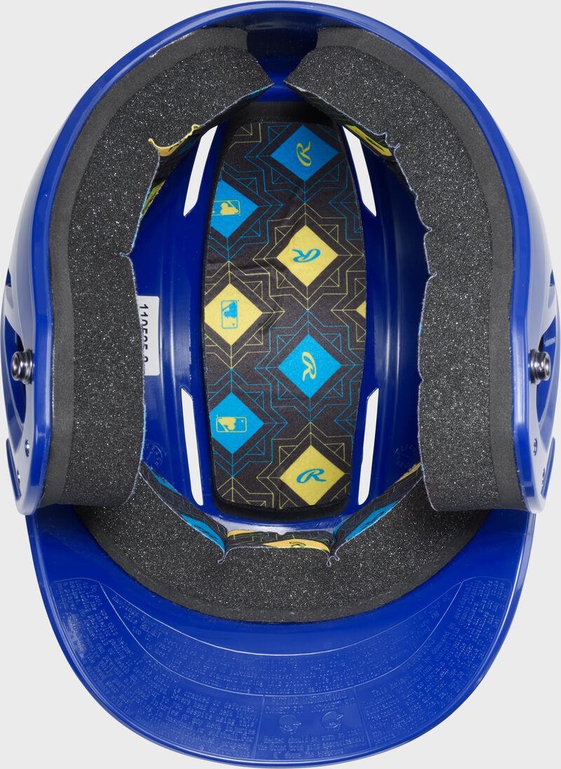 Rawlings CoolFlo Max Youth Batting Helmet, Royal, M/L