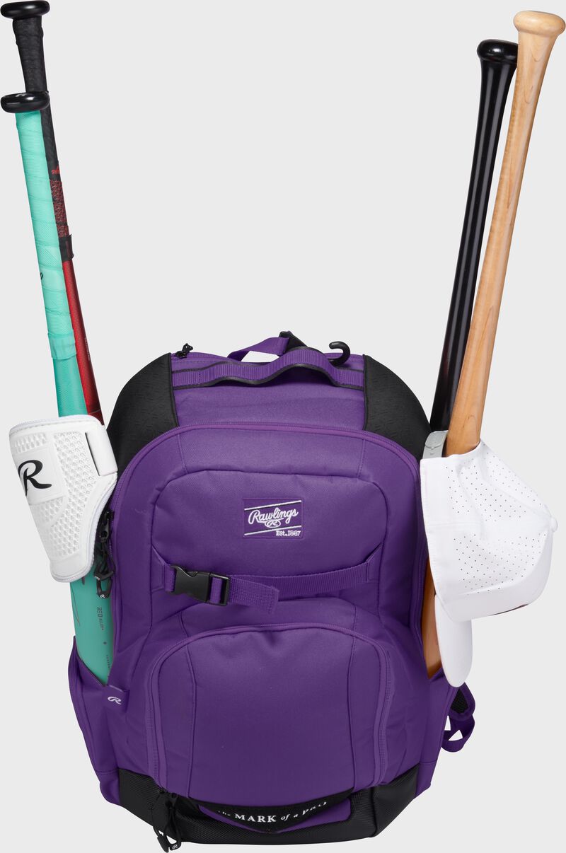 Rawlings Journey Players Backpack, Purple