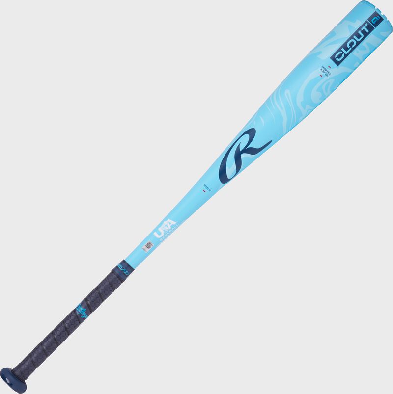 Secondary image of a blue Clout AI USA -10 bat