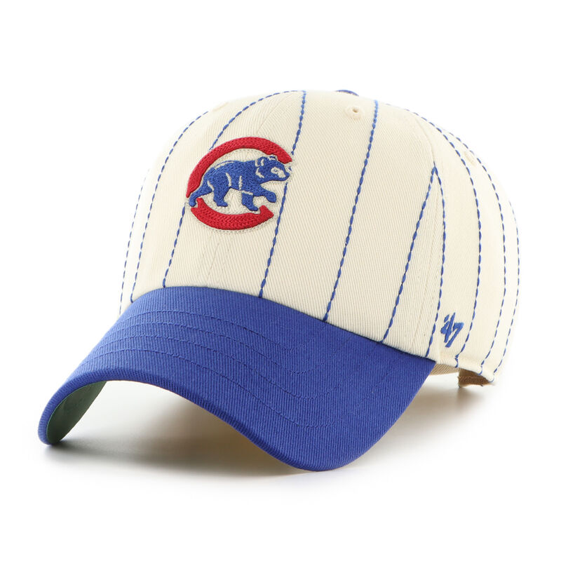 Chicago Cubs Rawlings '47 Brand Pinstripe Clean Up Hat