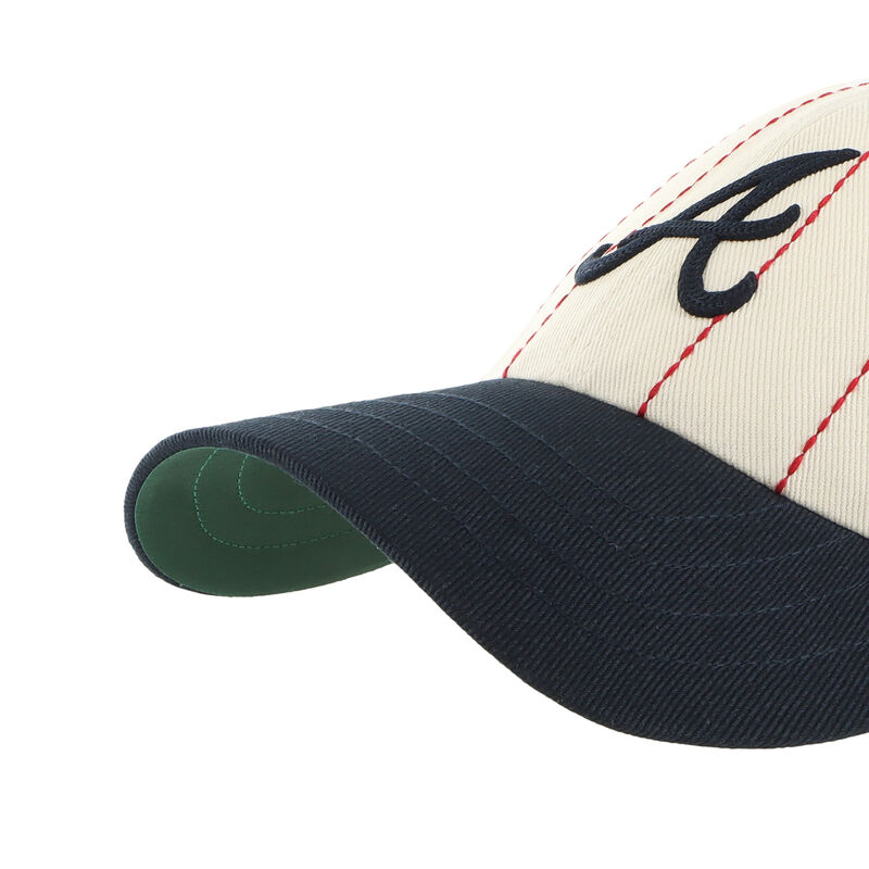 Atlanta Braves Rawlings '47 Brand Pinstripe Clean Up Hat