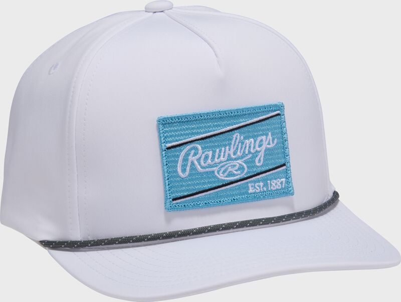 Rawlings White/Columbia Blue ColorSync Rope Hat loading=
