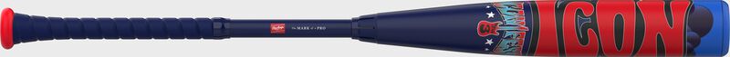 Rawlings Icon Fest Navy -3 BBCOR Baseball Bat, 34 in