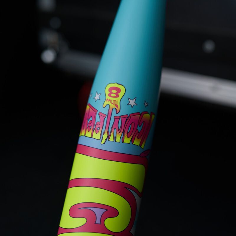 Rawlings Icon Fest Light Blue USSSA Baseball Bat, -10, 31 in