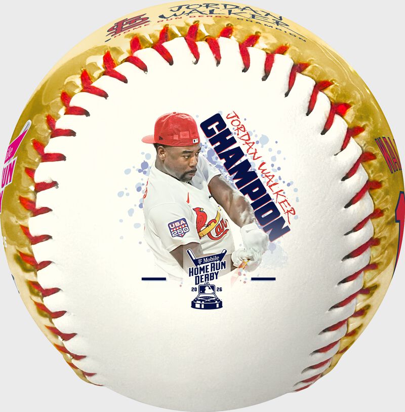 MLB 2026 Jordan Walker Home Run Derby Champion Replica Baseball, 1 Ball