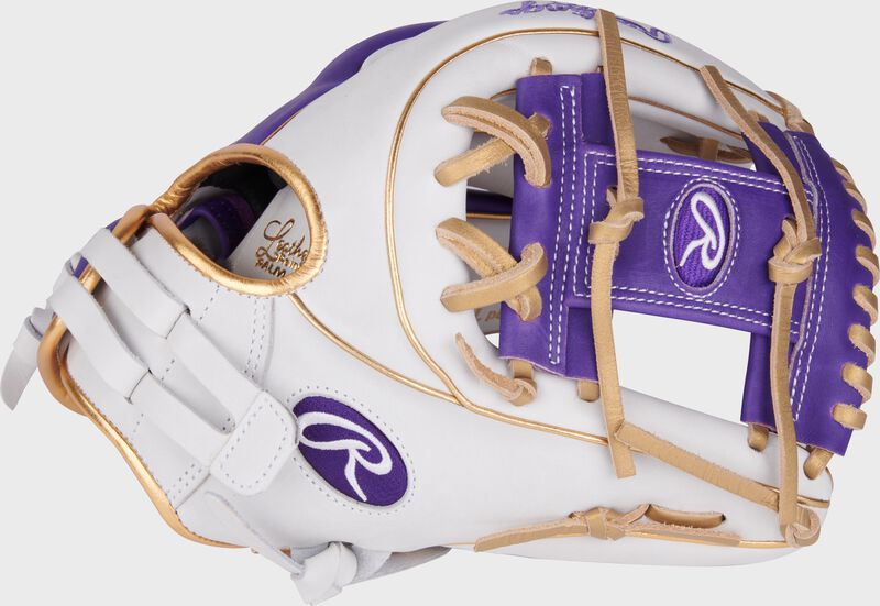 Liberty Advanced Color Series 11.75 in Infield Glove, White/Purple, Right loading=