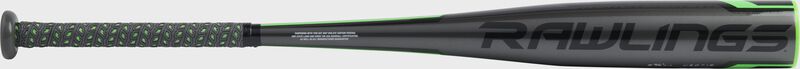 Rawlings logo on the barrel of a Rawlings Threat -12 bat - SKU: USDT12 loading=