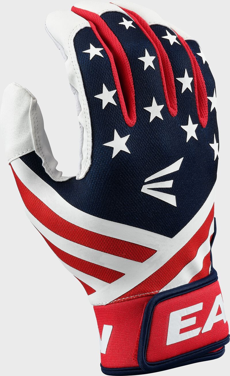 EASTON ADULT MAV GT BASEBALL BATTING GLOVES - USA - X-LARGE