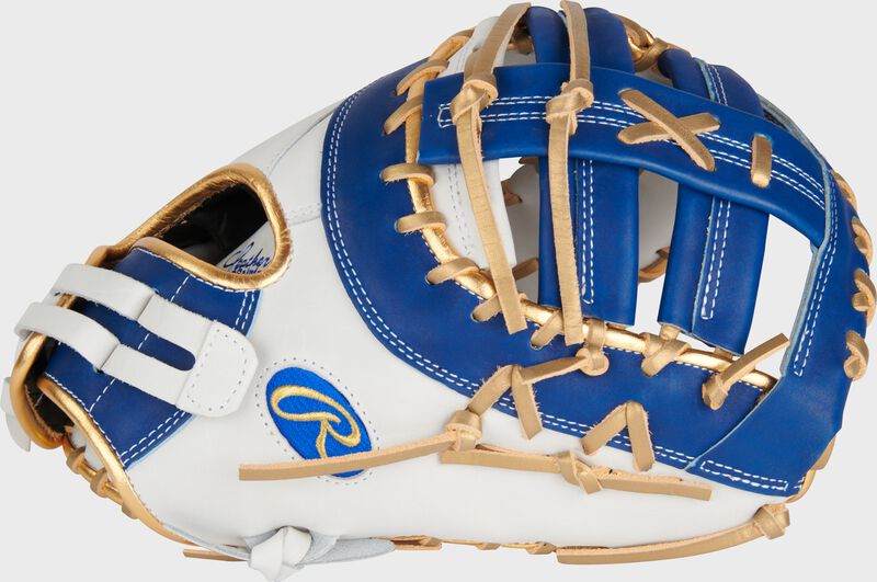 Liberty Advanced Color Series 13 in 1st Base Mitt, White/Royal, Left loading=