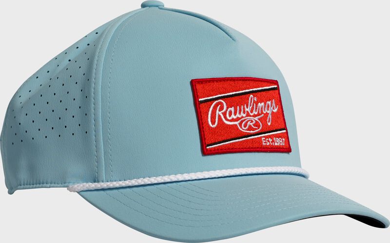 Rawlings Columbia Blue Rope Patch Hat