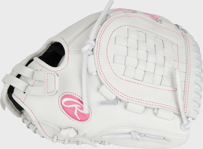 Liberty Advanced Color Series 12 in Fastpitch Glove, White/Pink, Right loading=