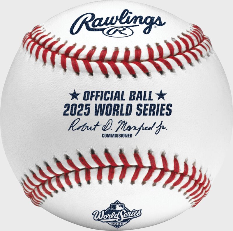 A Rawlings MLB World Series Commemorative Baseball | 1978-Present with the official ball MLB stamp - SKU: WSBB