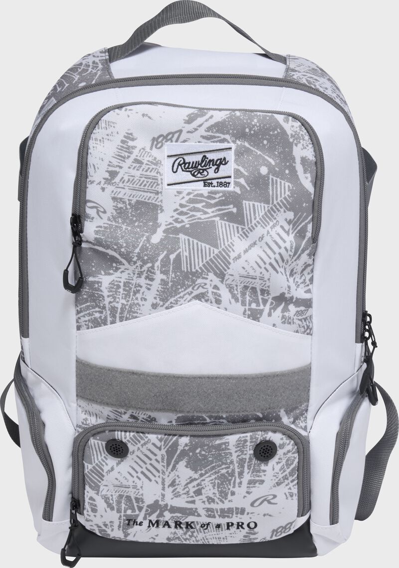 Rawlings Gamer Series Backpack, White