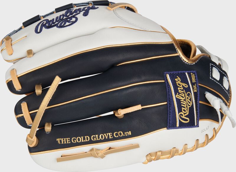 Liberty Advanced Color Series 12 in Fastpitch Glove, White/Navy, Right loading=