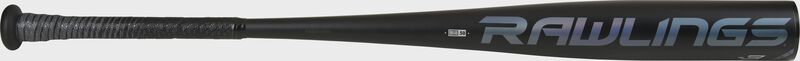 Rawlings logo on the barrel of a 2021 5150 BBCOR -3 Bat - SKU: BB153 loading=