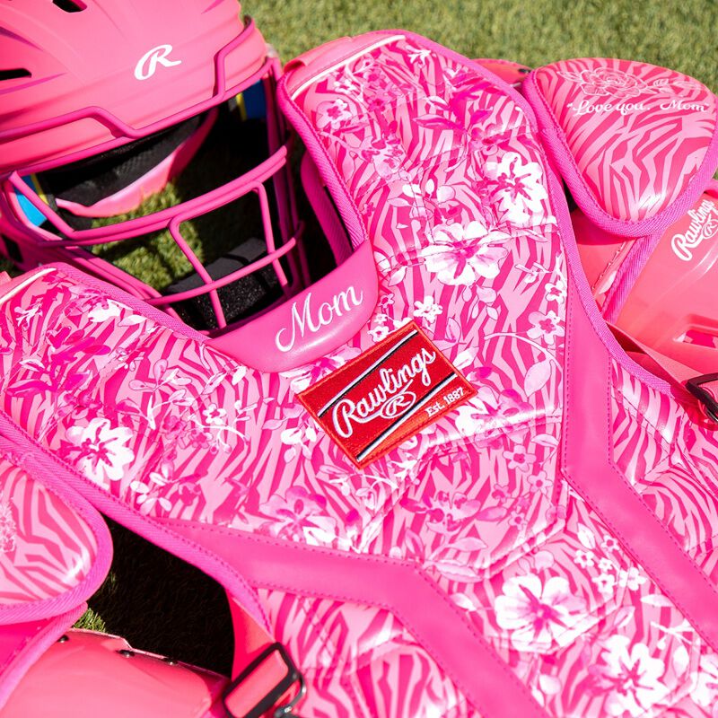 Rawlings Mother's Day Mach Pro Series Catcher's Set, Large
