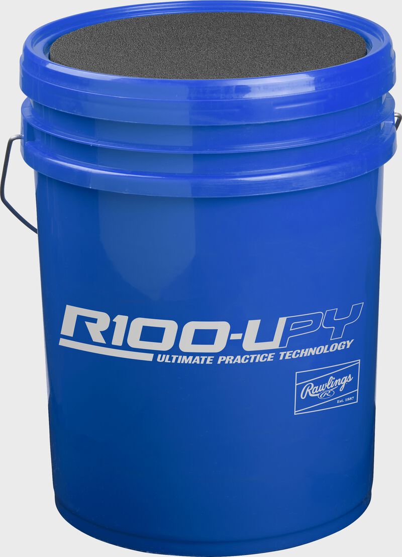 R100UPYBUCK30 Blue bucket of youth Ultimate Practice Technology baseballs loading=