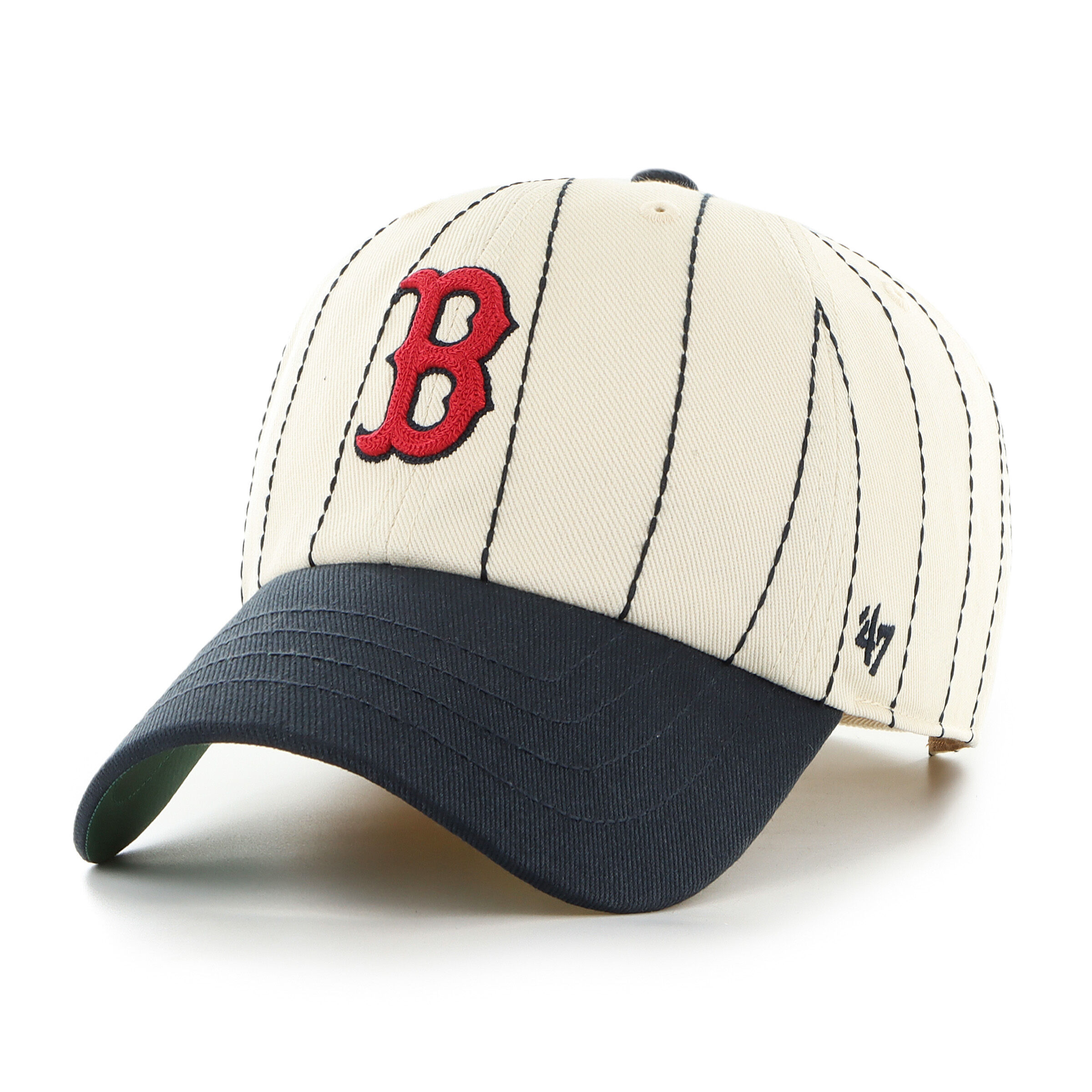 Boston Red Sox Rawlings '47 Brand Pinstripe Clean Up Hat