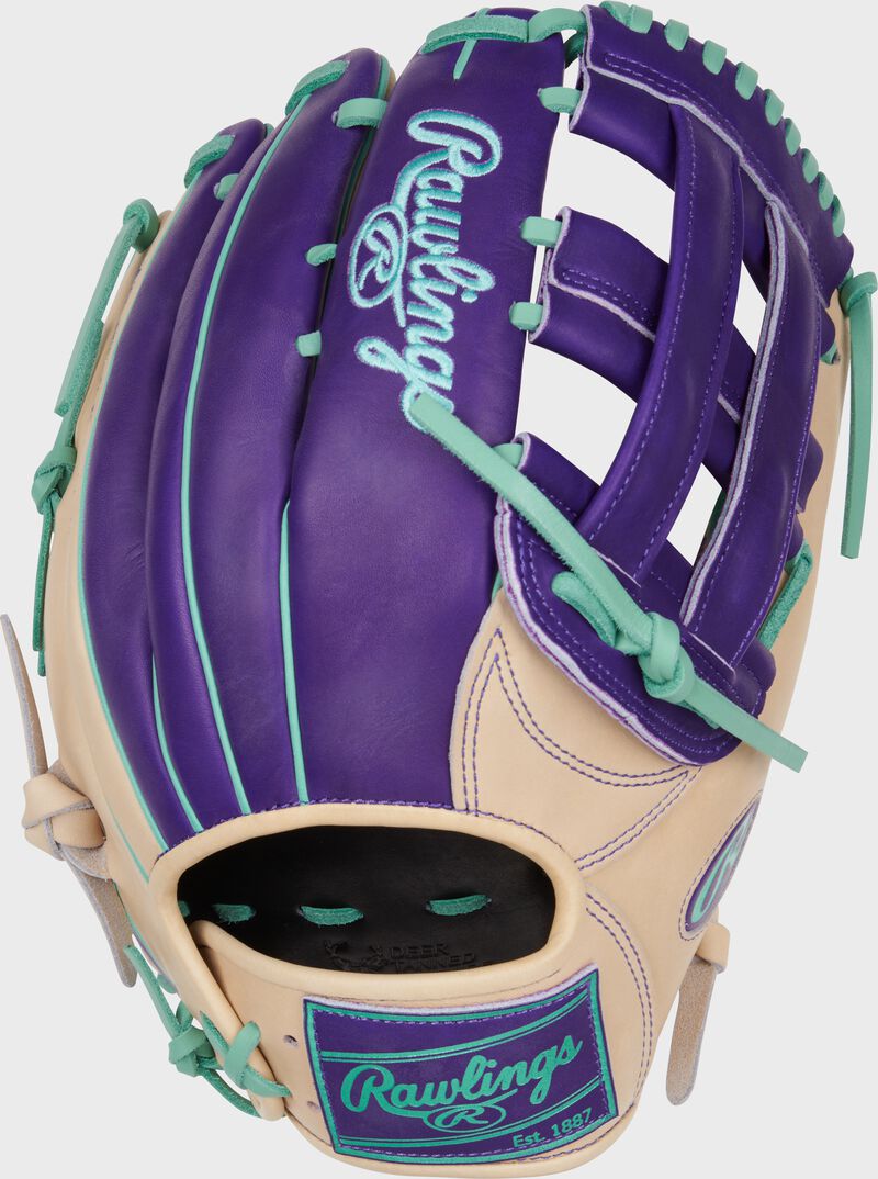 12.75-inch Rawlings Heart of the Hide ColorSync 9.0 Outfield Glove