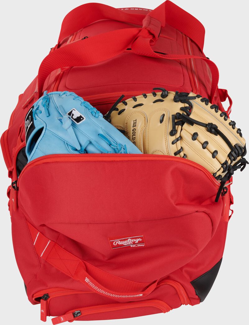 Yadi 2 Wheeled Equipment Bag, Scarlet